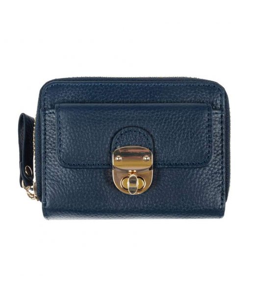 Жіночий шкіряний гаманець Ashwood Y50 Navy (Темно-синій) Жіночий шкіряний гаманець Ashwood Y50 Navy (Темно-синій)