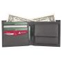 Чоловічий шкіряний гаманець Brampton London Plutus Grey (Сірий)