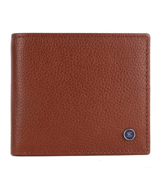 Чоловічий шкіряний гаманець Brampton London Plutus Tan (Рудий)