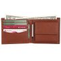 Чоловічий шкіряний гаманець Brampton London Plutus Tan (Рудий)