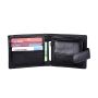 Чоловічий шкіряний гаманець Hammonds Flycatcher HF502 Black (Чорний)