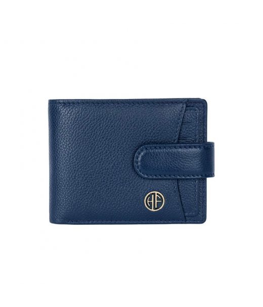 Чоловічий шкіряний гаманець Hammonds Flycatcher HF502 Blue (Синій)