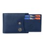 Чоловічий шкіряний гаманець Hammonds Flycatcher HF502 Blue (Синій)