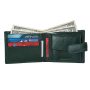 Чоловічий шкіряний гаманець Hammonds Flycatcher HF502 Green (Зелений)