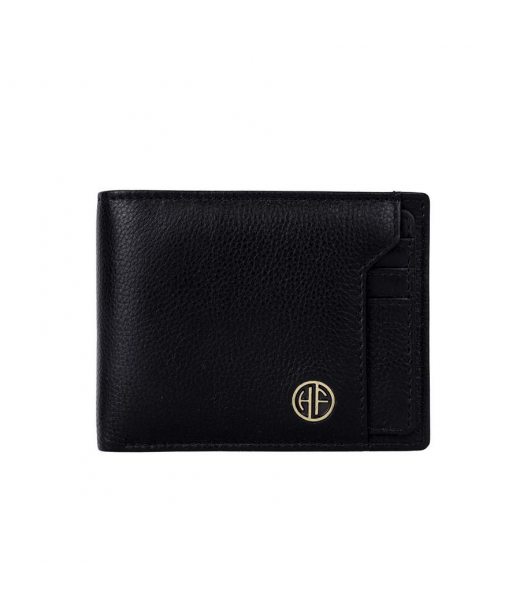 Чоловічий шкіряний гаманець Hammonds Flycatcher HF577 Black (Чорний)