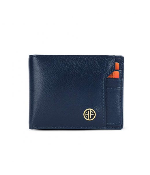 Чоловічий шкіряний гаманець Hammonds Flycatcher HF577 Blue (Синій)