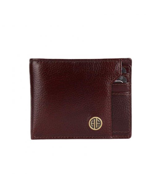 Чоловічий шкіряний гаманець Hammonds Flycatcher HF577 Brown (Коричневий)