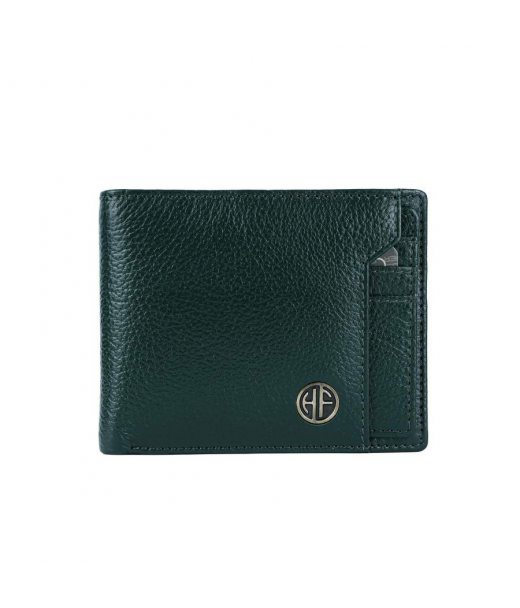 Чоловічий шкіряний гаманець Hammonds Flycatcher HF577 Green (Зелений)