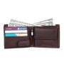 Чоловічий шкіряний гаманець Hammonds Flycatcher HF592 Redwood Brown (Коричневий)