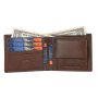 Чоловічий шкіряний гаманець Hammonds Flycatcher HF594 Brushwood (Коричневий)