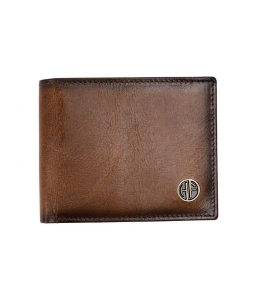 Чоловічий шкіряний гаманець Hammonds Flycatcher HF595 Ombre Tan (Коричневий)