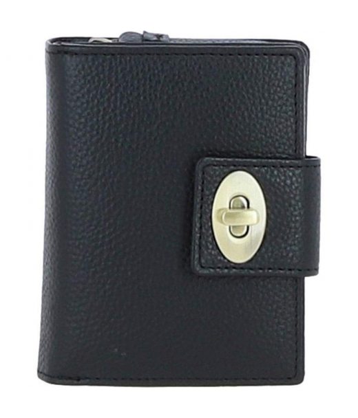 Жіночий шкіряний гаманець Ashwood Y60 Black (Чорний) Жіночий шкіряний гаманець Ashwood Y60 Black (Чорний)