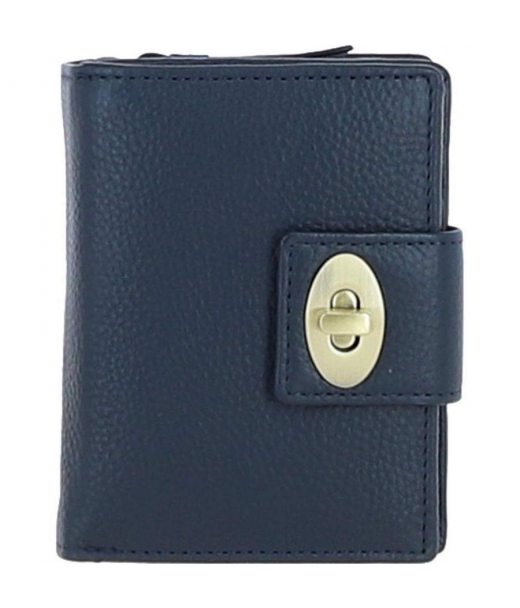 Жіночий шкіряний гаманець Ashwood Y60 Navy (Темно-синій) Жіночий шкіряний гаманець Ashwood Y60 Navy (Темно-синій)