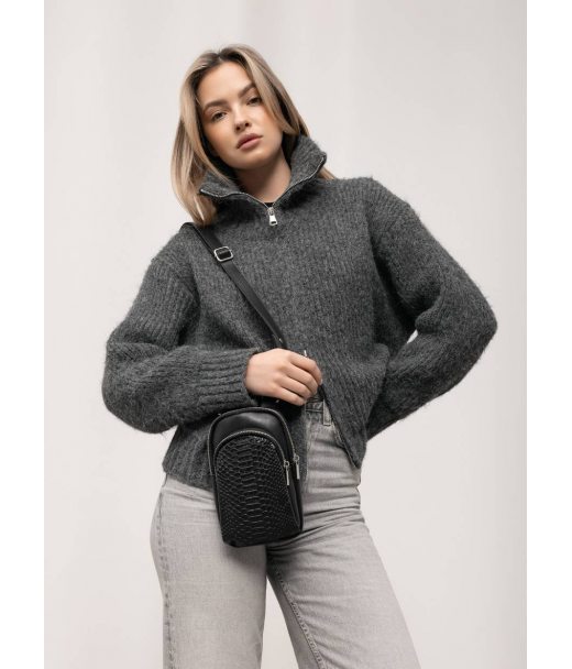 Женская сумка Sambag Modena с принтом крокодила Женская сумка Sambag Modena с принтом крокодила