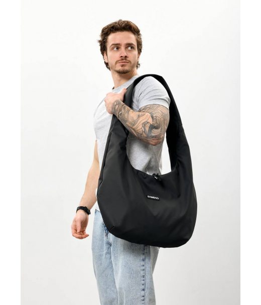 Чоловіча сумка Sambag HOBO WEAVE чорний Чоловіча сумка Sambag HOBO WEAVE чорний