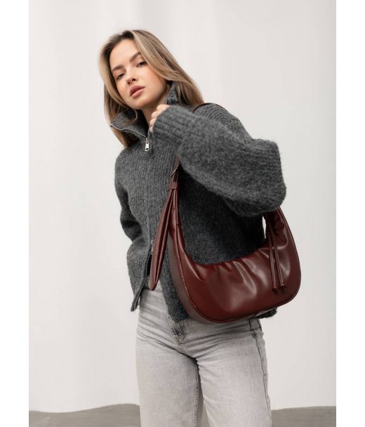 Женская сумка Sambag HOBO S бургунди. Женская сумка Sambag HOBO S бургунди.