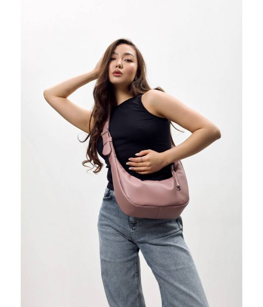 Женская сумка Sambag HOBO S розовая Женская сумка Sambag HOBO S розовая