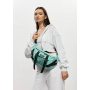 Большая женская поясная сумка-бананка Sambag DynamicDart мятного цвета