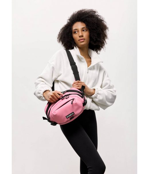 Жіноча сумка через плече бананка Sambag Flex Pro рожева Жіноча сумка через плече бананка Sambag Flex Pro рожева