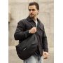 Чоловіча сумка Sambag HOBO Bag-glove чорна тканева