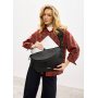 Женская сумка-бананка под ноутбук Sambag Urban Laptop черная