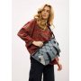 Женская сумка-бананка под ноутбук Sambag Urban Pro синяя