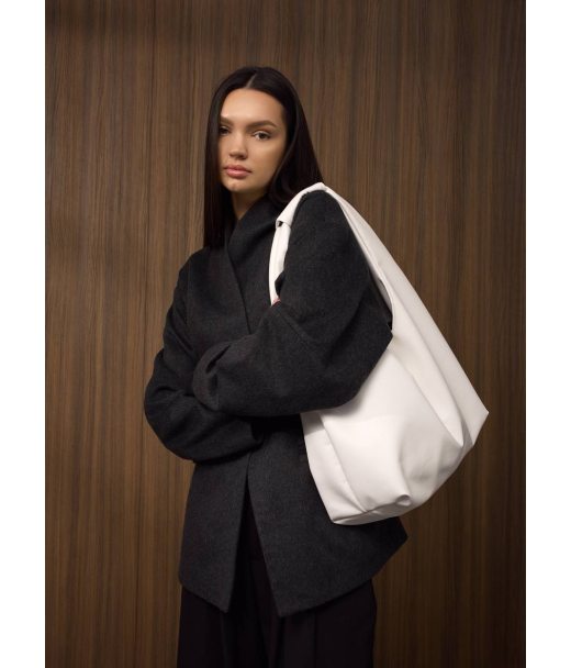 Жіноча сумка Sambag HOBO L біла Жіноча сумка Sambag HOBO L біла