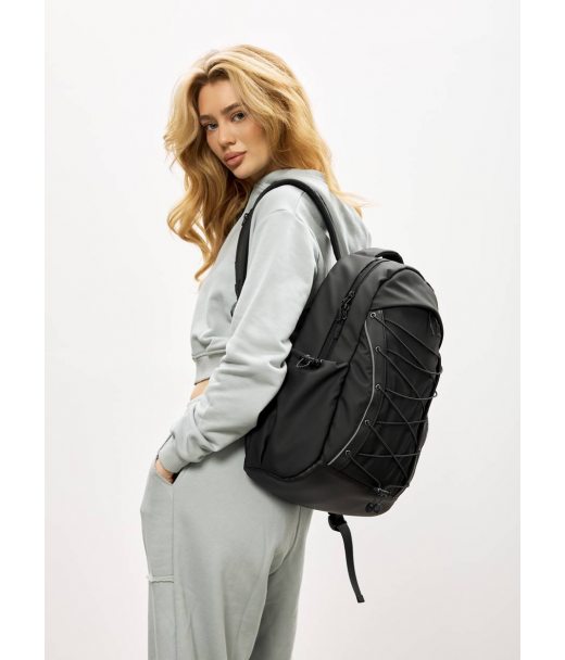 Жіночий рюкзак Sambag Zard Neo чорний з декором
