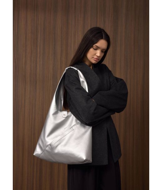 Женская сумка Sambag HOBO M серебро Женская сумка Sambag HOBO M серебро