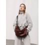 Жіноча сумка Sambag HOBO Bag-glove  бургунді