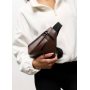Жіноча сумка на пояс бананка Sambag Urban One коричнева Жіноча сумка на пояс бананка Sambag Urban One коричнева