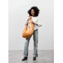 Женская сумка Sambag HOBO WEAVE оранжевая