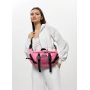 Велика жіноча поясна сумка бананка Sambag DynamicDart рожева