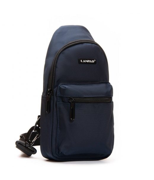 Сумка Чоловіча на плече нейлон Lanpad 3073 blue Сумка Чоловіча на плече нейлон Lanpad 3073 blue