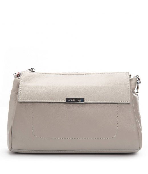 Сумка Шкіряна Жіноча Класична ALEX RAI 8721-9 grey