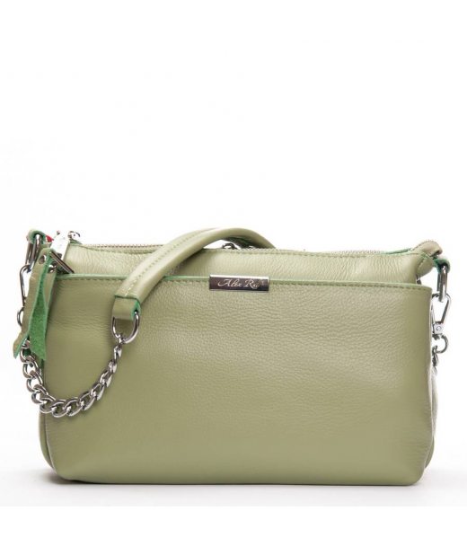 Сумка Шкіряна Жіноча Класична ALEX RAI 8912-9 green
