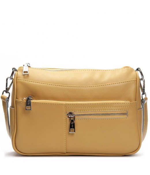 Сумка Шкіряна Жіноча Класична ALEX RAI 2041-9 yellow