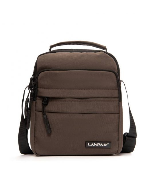 Сумка Чоловіча Планшет нейлон Lanpad A18043 brown мал