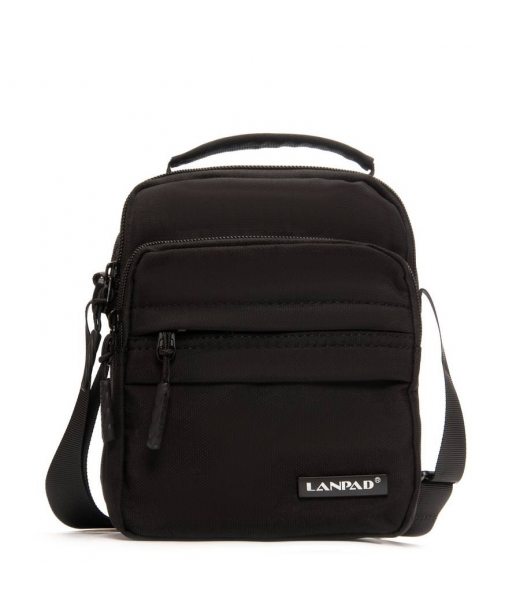 Сумка Чоловіча Планшет нейлон Lanpad A18043 black мал