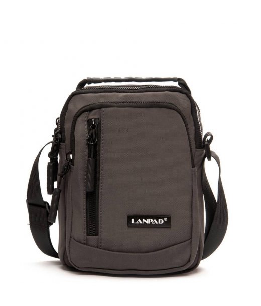 Сумка Чоловіча Планшет нейлон Lanpad A15057 grey мал