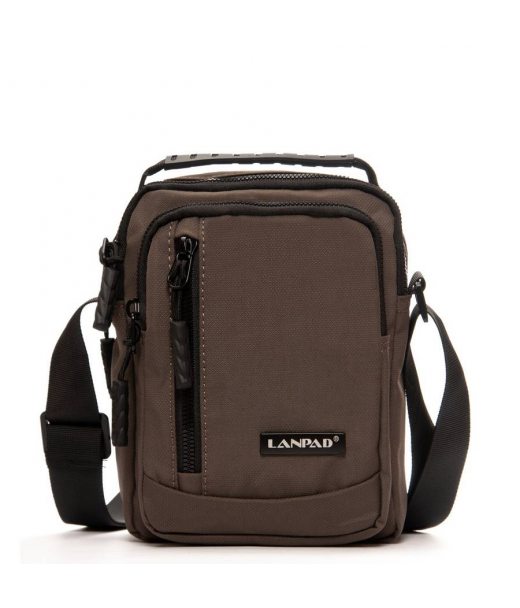 Сумка Чоловіча Планшет нейлон Lanpad A15057 brown мал