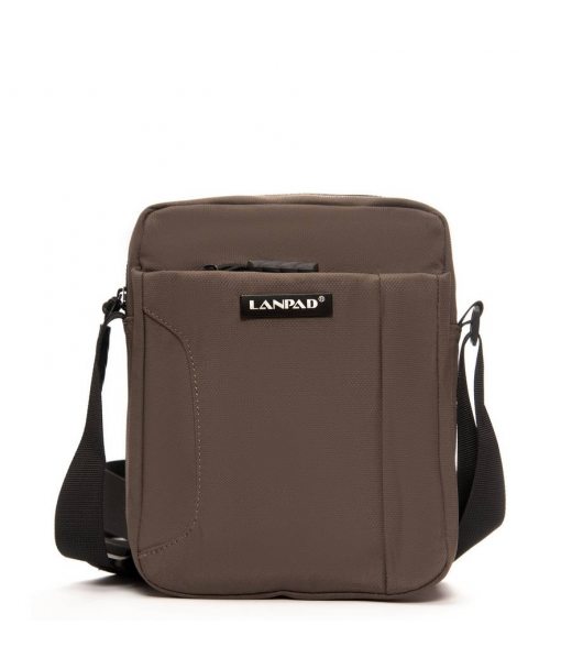 Сумка Чоловіча Планшет нейлон Lanpad 6049 brown мал
