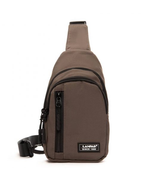Сумка Чоловіча на плече нейлон Lanpad 20829 khaki мал