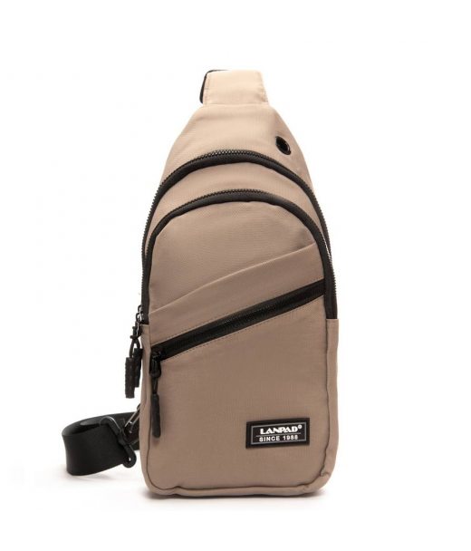 Сумка Чоловіча на плече нейлон Lanpad 83045 khaki бол
