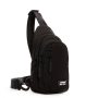 Сумка Чоловіча на плече нейлон Lanpad 20829 black мал