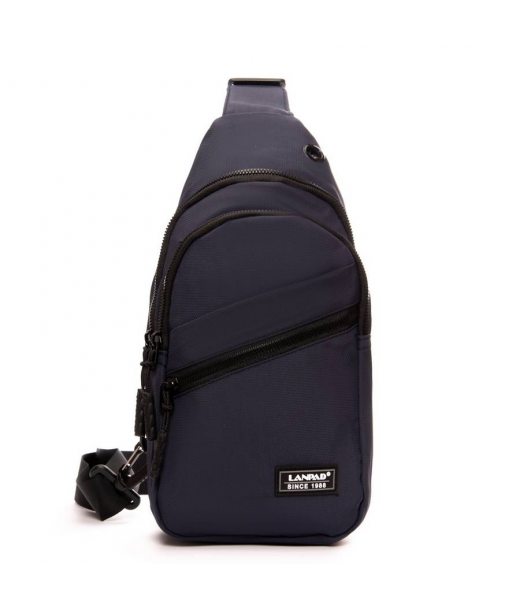 Сумка Чоловіча на плече нейлон Lanpad 83045 blue бол