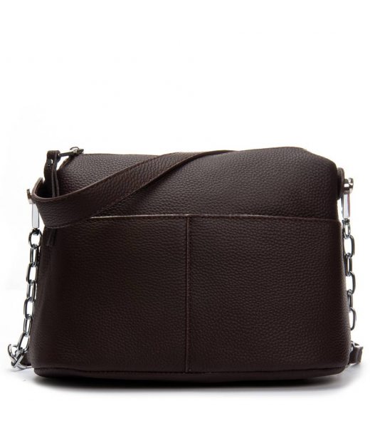 Сумка Шкіряна Жіноча Класична ALEX RAI 10A brown