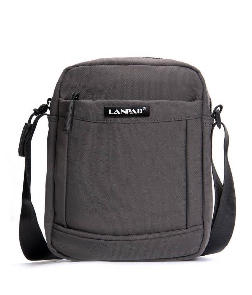 Сумка Чоловіча Планшет нейлон Lanpad A45007 grey мал