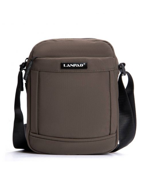 Сумка Чоловіча Планшет нейлон Lanpad A45007 coffee мал