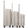Дорожная Чемодан 31 ABS-пластик Dinibao 2052 wheat gray